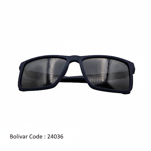 Bolivar × Cartier Sunglasses | UV400 Polarized – Navy Blue Matte (Unisex)