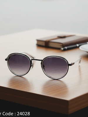 unnamed (4)kjgh نظارة شمسية بوليفار / راي بان موديل Z80-04 – تصميم Oval رمادي شفاف مع حماية UV