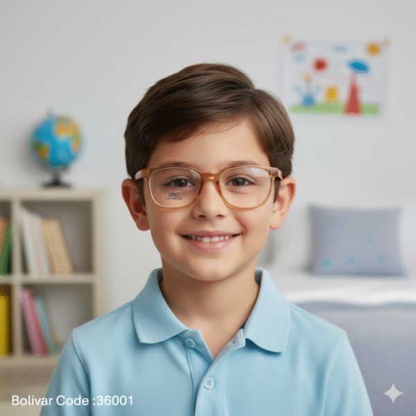 نظارة أطفال بوليفار أونو - إطار مربع مرن | كود: 36001