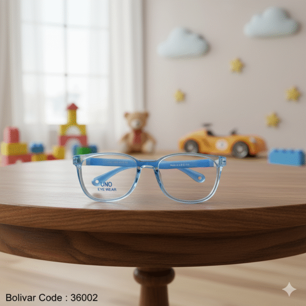 36002-2 Bolivar UNO Flexible Kids Glasses - Square Eyewear | Code: 36002