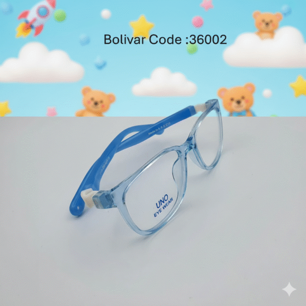 36002-5 Bolivar UNO Flexible Kids Glasses - Square Eyewear | Code: 36002