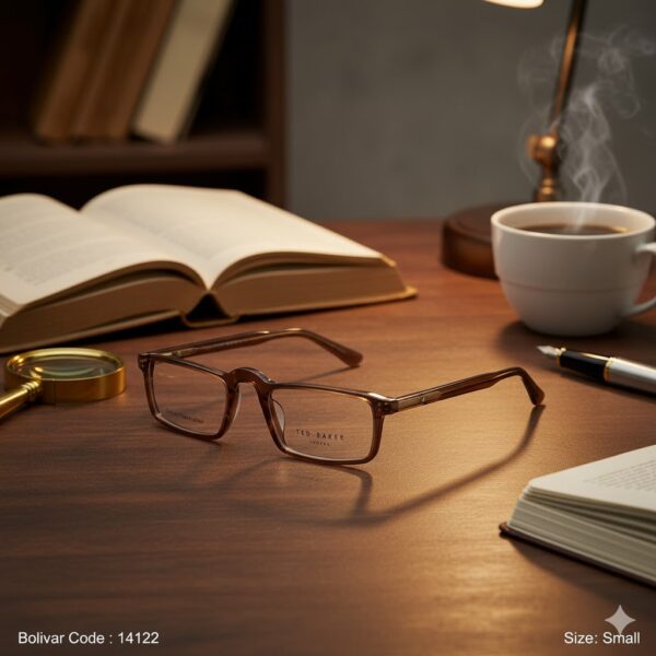 Ted Baker HA 9910 Carbon Fibre Acetate Eyeglasses – Classic Brown