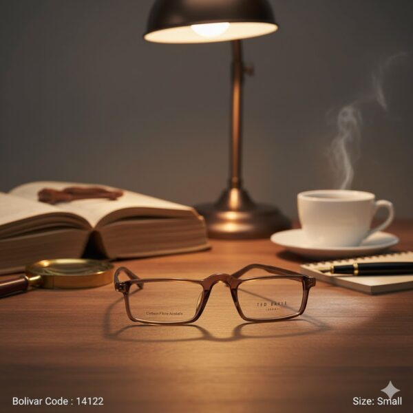 Ted Baker HA 9910 Carbon Fibre Acetate Eyeglasses – Classic Brown