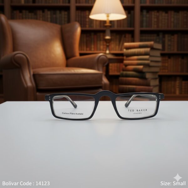 Ted Baker HA 9910 Optical Frame – Charcoal Grey with Copper Accents