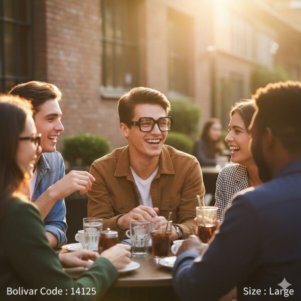 نظارة طبية Celine CL50131 – إطار هندسي عريض بنقشة التُرتويز الراقية