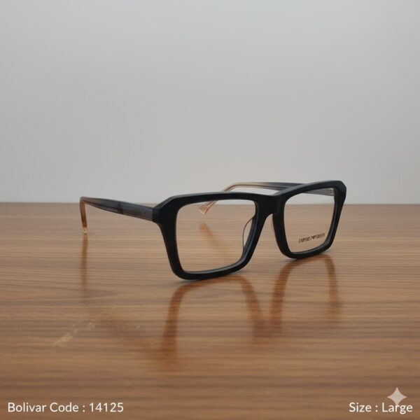 نظارة طبية مستطيلة من إمبوريو أرماني – موديل EA326F – خامة أسيتات فاخرة