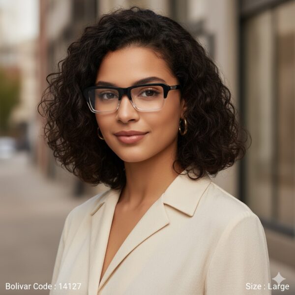 نظارة طبية إمبوريو أرماني مستطيلة – موديل EA326F – لون مزدوج C7