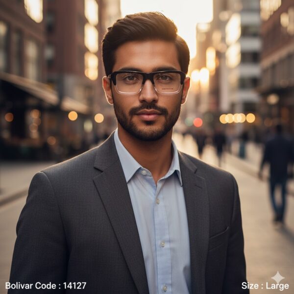 نظارة طبية إمبوريو أرماني مستطيلة – موديل EA326F – لون مزدوج C7