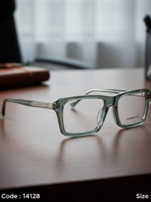 نظارة طبية Emporio Armani | تصميم مستطيل عصري أخضر (EA326F)